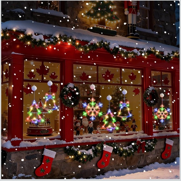 BNIB Timer 3Pcs Christmas Window Lights - Picture 8 of 9